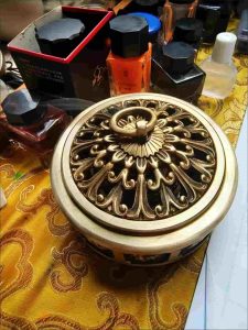 Delicate Zodiac Relief Small Chinese Tibetan Brass Bronze Incense Burner for Sale photo review
