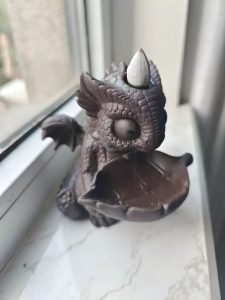 Quirky Dinosaur Dragon Ceramic Waterfall Backflow Incense Burner photo review