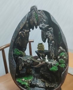 Large Buddha Integrated Unique Chinese Waterfall Backflow Incense Burner photo review