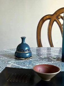 Blue Gourd-Shaped Chinese Brass Bronze Incense Burner with Lotus Base photo review