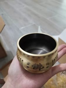 Large Buddha Zen Scriptures Antique Buddha-Like Brass Incense Censer Burner Holder photo review