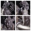 Purple Clay Dragon with Zen Buddha Smoke Backflow Incense Holder