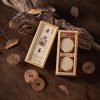 Small Premium Handmade Vietnam Agarwood Goose Pear and Sandalwood Coil Incense