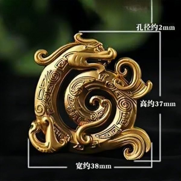 Small Silver and Golden Dragon Theme Brass Incense Burner for Sticks