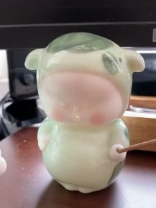 Handpainted Unique Cute Kid Doll Ceramic Incense Stick Burner Holder photo review
