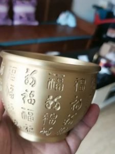Hundred Blessings Design Chinese Copper Incense Burner Antique photo review