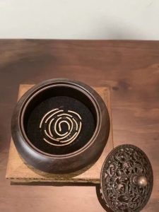 Best Chinese Antique Sandalwood Cone and Stick Wooden Incense Burner Holder photo review