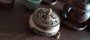 Dragon Theme Antique Chinese Tibetan Brass Incense Burner for Sale photo review