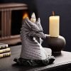 Antique Purple Clay Dragon Head Backflow Waterfall Incense Holder for Sale