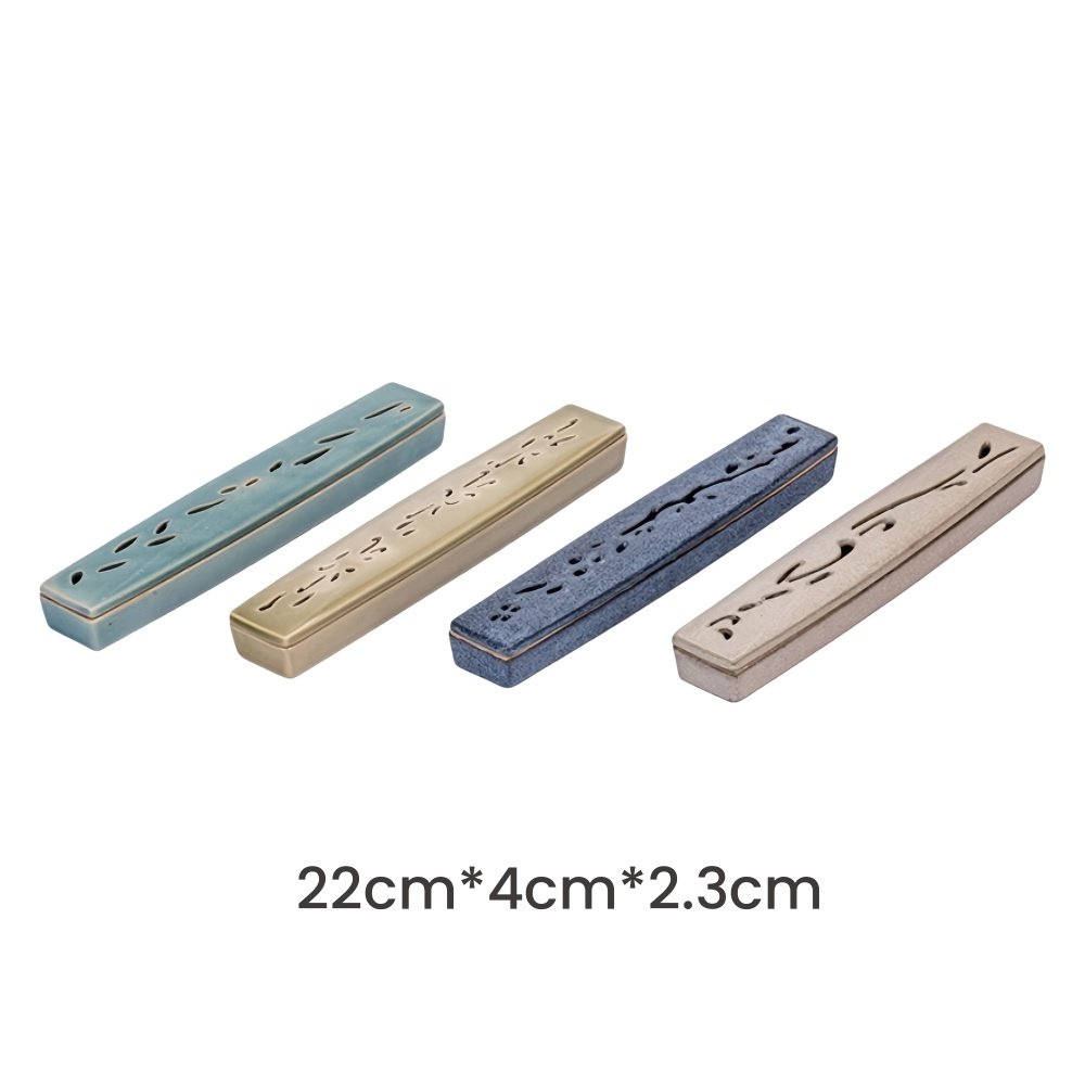 Handmade Blackwood Coffin Box Shaped Incense Burner Holder Handmade Blackwood Coffin Box Shaped Incense Burner Holder