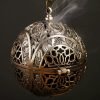 Antique Alloy Chinese Burning Conical Incense Holder with Bamboo Shaped Stand