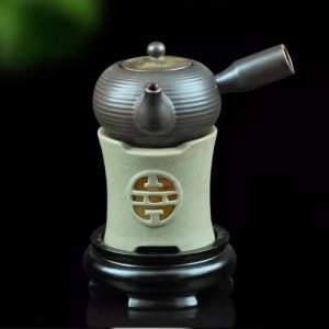 Antique Teapot Shaped Ceramic Candle Essential Incense Oil Burner Holder for Sale