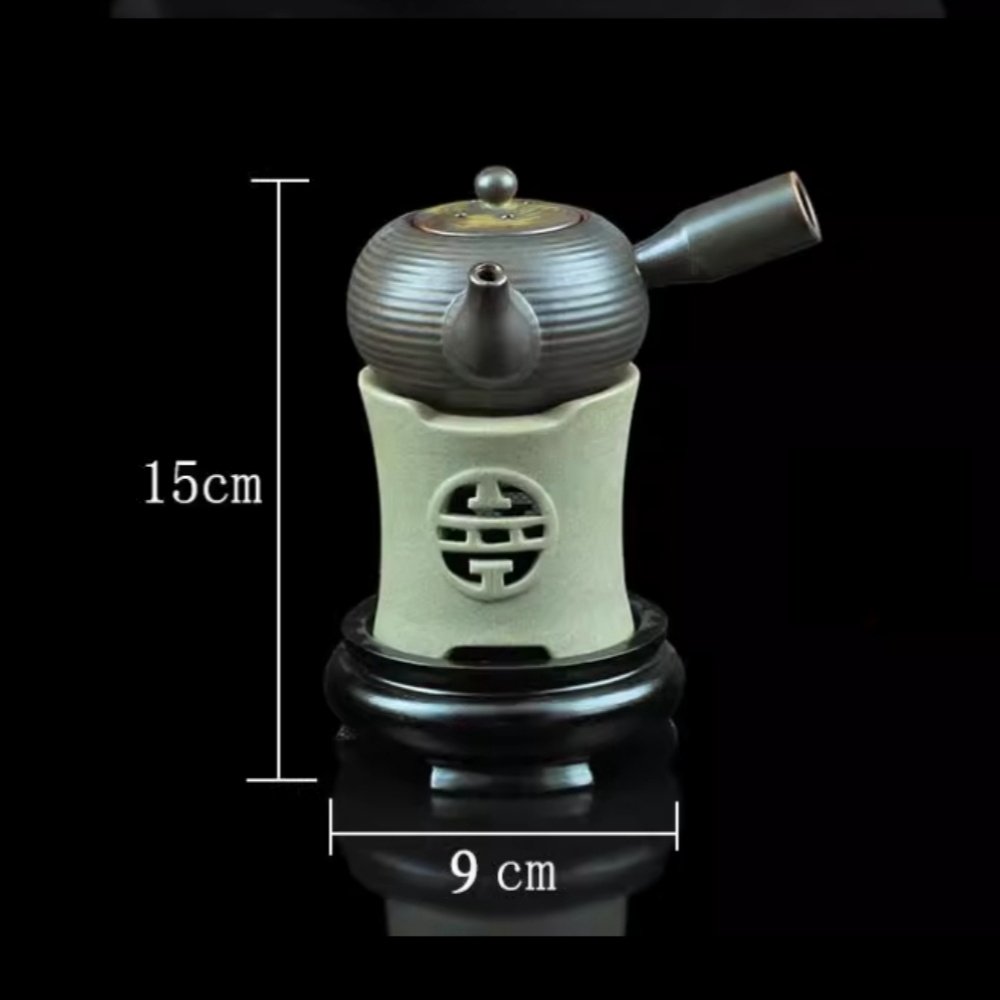 Antique Teapot Shaped Ceramic Candle Essential Incense Oil Burner Holder for Sale Antique Teapot Shaped Ceramic Candle Essential Incense Oil Burner Holder for Sale