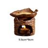Best Antique Brown Light Stove Burning Essential Oil & Candle Fragrance Incense Holder