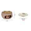 Best Ceramic and Brass Candle Burning Essential Oil Incense Holder for Home