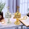 Best Golden and Silver Alloy Roman Catholic Church Hanging Censer Incense Burner