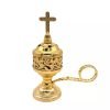 Best Golden and Silver Alloy Roman Catholic Church Hanging Censer Incense Burner