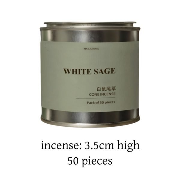 Best Handmade Natural White Sage Scented Cones Incense