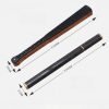 Black and Brown Folding Fan Shaped Antique Wooden Coffin Box Incense Burner Holder