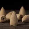 Chinese Antique Sandalwood Aromatic Incense Waterfall Cones