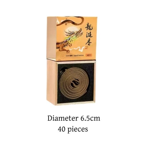 Chinese Handcrafted Premium Dragon’s Blood Fragrance Coil Incense for Sale