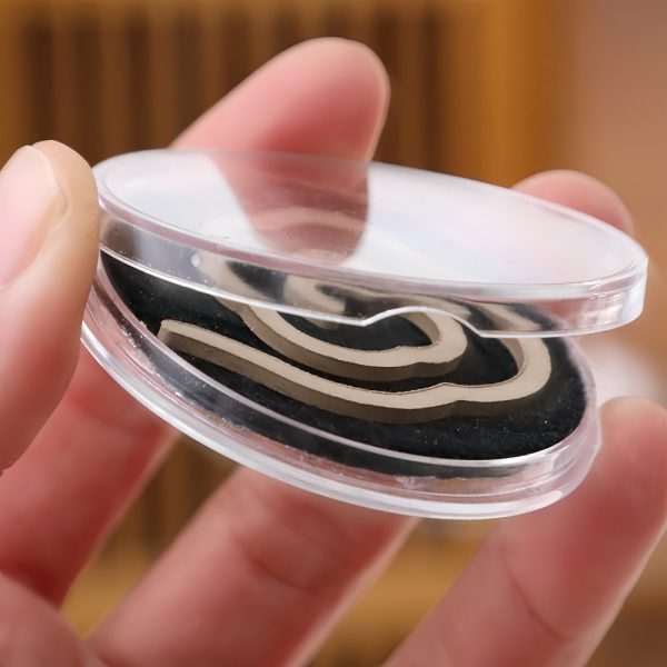 Chinese Handmade Natural Pure Incense Agarwood Coiled Incense Box