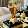 Golden Alloy Vintage Arabic Church Charcoal Incense Censer Burner Holder