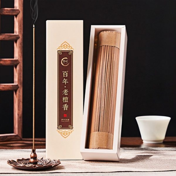 Good Smelling Handcrafted Sandalwood Stick Incense Box