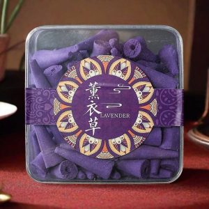 Good Smelling Organic Lavender Fragrance Backflow Waterfall Incense Cone