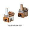 Hand Carved White and Grey Stove Shaped Incense Essential Oil Burner Holder