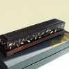 Handmade Blackwood Coffin Box Shaped Incense Burner Holder for Sale