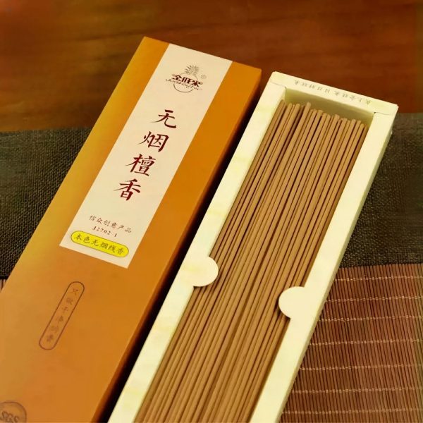 Handmade Smokeless Sandalwood Buddhist Incense Stick Box for Sale