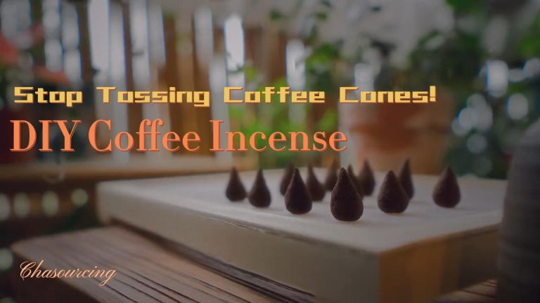 How to Burn Coffee Grounds Like Incense? Making Coffee Incense Cones Step By Step