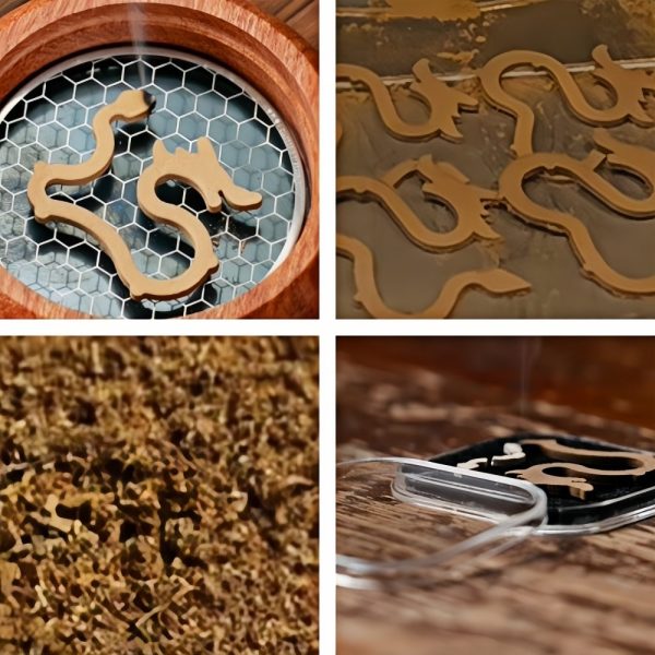 Mini Dragon Shaped Premium Handmade Sandalwood Coil Incenses