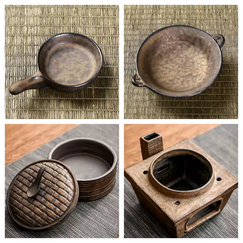 Small Baking Furnace Shaped Stove Ceramic Candle Burning Oil Incense Burner Small Baking Furnace Shaped Stove Ceramic Candle Burning Oil Incense Burner