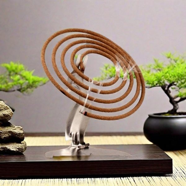 Small Premium Handmade Sandalwood Coiled Incense From Tibet