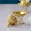 Vintage Golden Metal Arabic Censer Incense Cone Burner for Sale