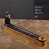 Resin Ancient Egypt Cat Goddess Bastet Conical Incense Coffin Burner