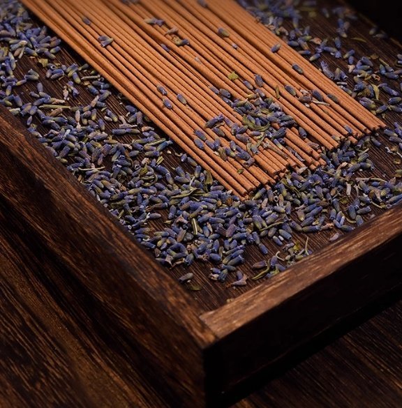 handmade lavender incenses