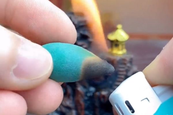 Step 1: Properly Light the Incense Cone