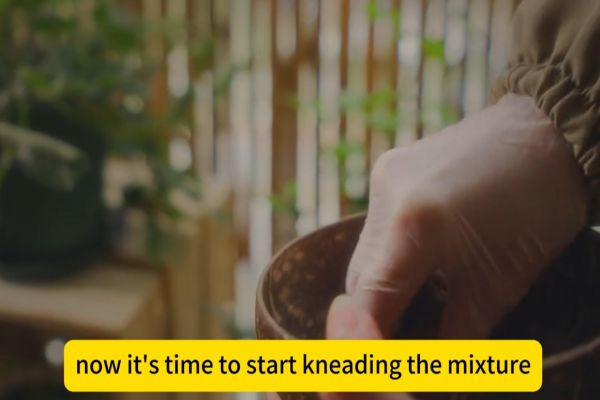 step 4 knead the mixture