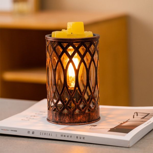 Best Bronze Iron Electric Decorative Bulb Candle Wax Melt Warmer Lights with Timer