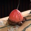 Best Chinese Peach Shaped Ceramic Coil Burning Incense Holder