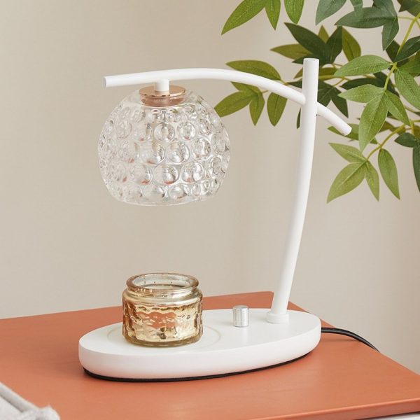 Best Creative Metal Glass Timing Dimming Electric Melting Wax Candle Table Lamp Warmer