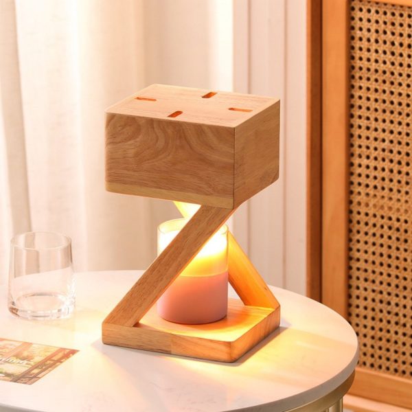 Best Creative Wood Electric Candle Wax Melter Light with Timer and Dimmer