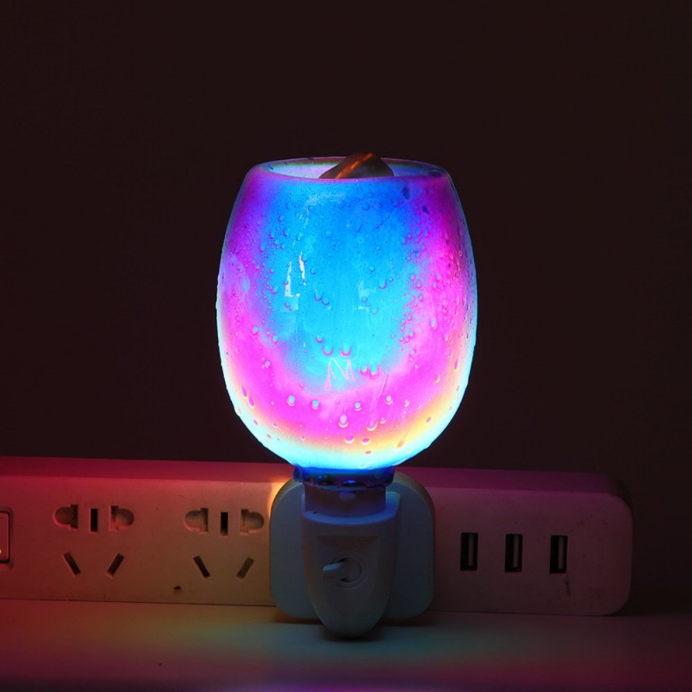 Best 3D Blue Drop Shaped Glass Electric Candle Wax Lamp Warmer Plug In for Home Best 3D Blue Drop Shaped Glass Electric Candle Wax Lamp Warmer Plug In for Home