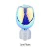 Best 3D Blue Drop Shaped Glass Electric Candle Wax Lamp Warmer Plug In for Home