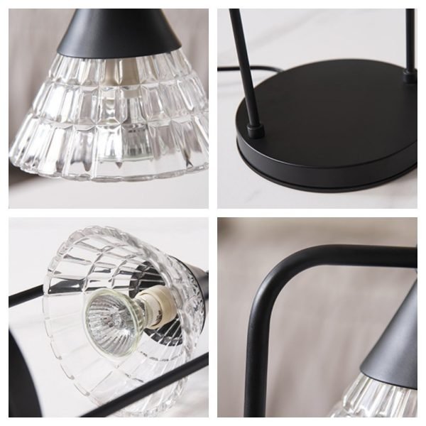 Best Decorative Metal Glass Electric Dimmable Candle Warmer Lantern with Timer