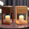 Best Decorative Wood Dimmable Electric Night Light Candle Warmer Lanterns