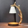 Best Deer Horn Resin Dimmable Light Bulb Candle Heating Lamp with Timer